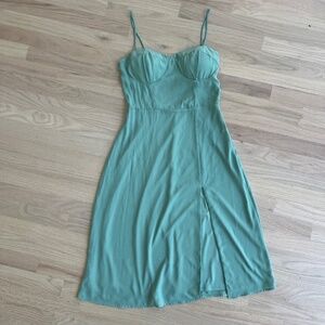Socialite Teal Dress with padded bra